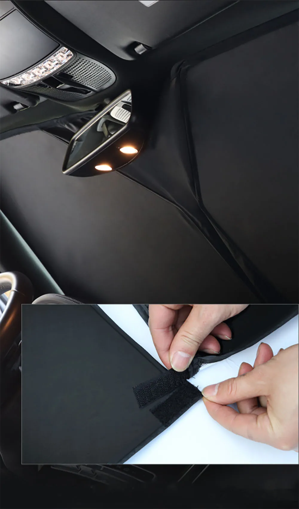Hot Selling Custom Car Sunshade for Tesla All Model Front Window Windshield Sun Shade Best Seller on Amazon