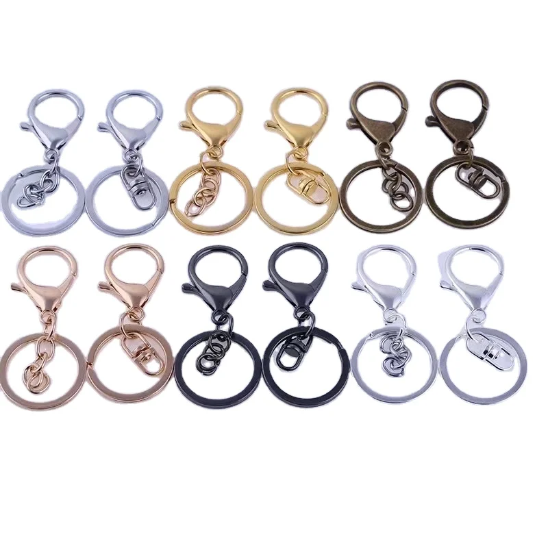12mm 10mm Big Size Metal Alloy Gold Jewelry Hooks Keychain Bracelet Necklace Lobster Clasps  metal keychain