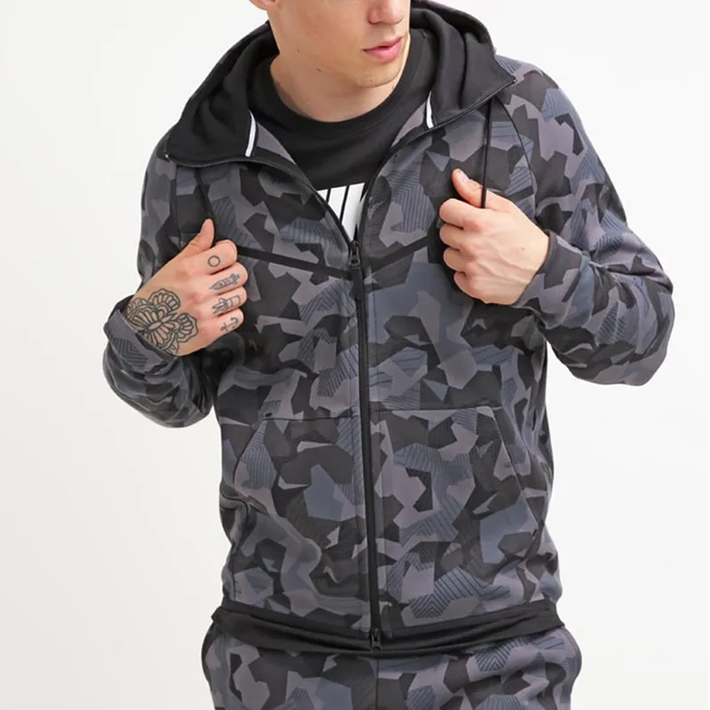 sportswear tech fleece jacket fitness bottoms wholesale track suits