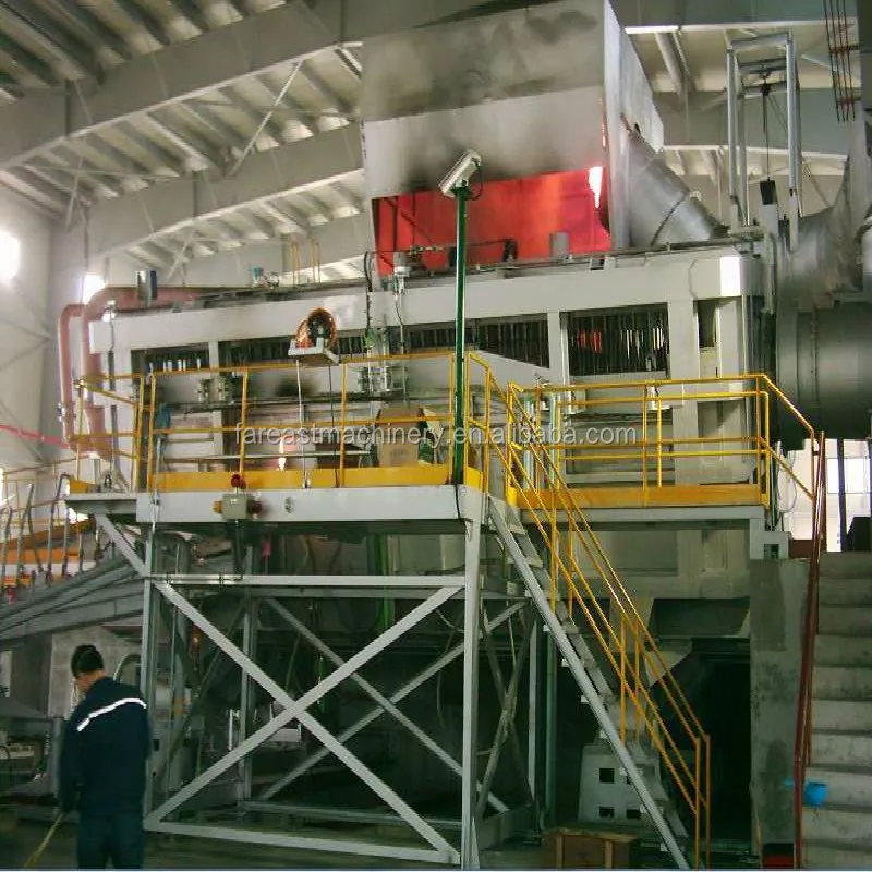 copper bar continuous upward casting machine copper ingot production line