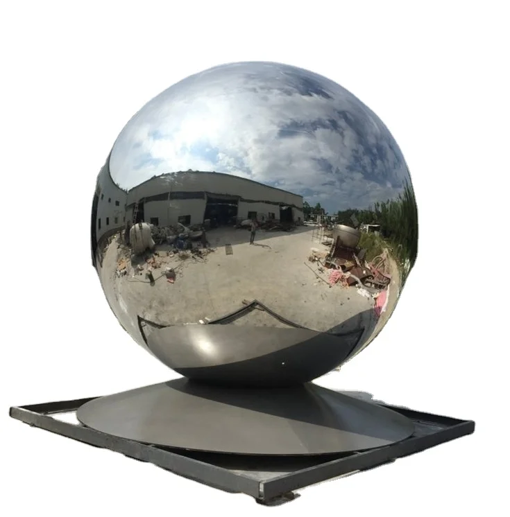 Polished Surface/ Mirror Colors Hollow Steel Spheres to customize your Fences hollow aluminum balls 303 301,201 202