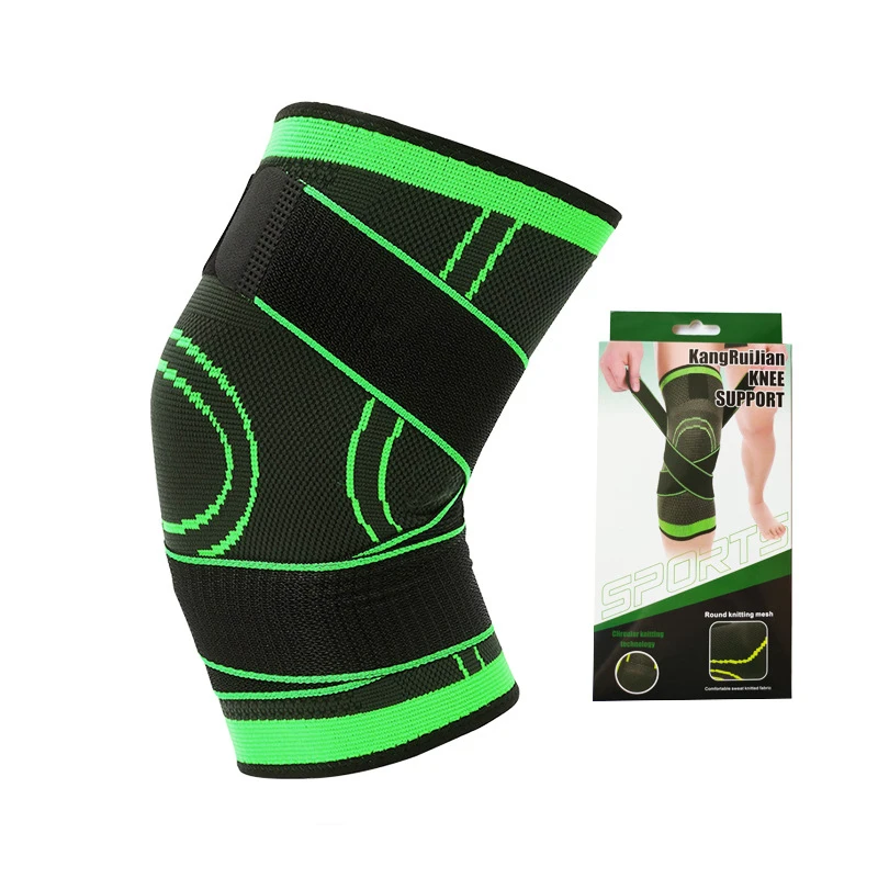 Sports Strap Knee Brace Compression for Running Cycling Basketball Non-slip Knee Support Fitness Nylon Knee Support