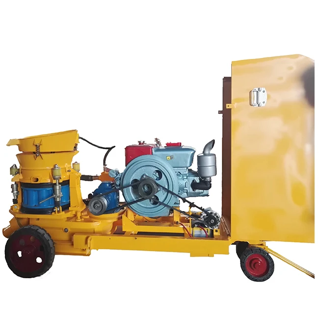 
Diesel 220v Explosion-proof Wet-mix Shotcrete Core Drill Concrete Spraying Machine 