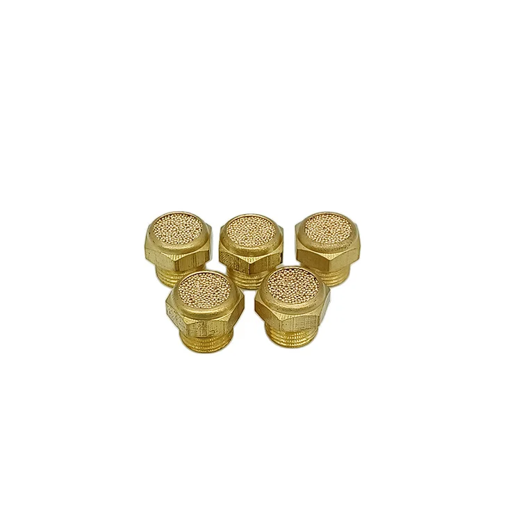 Metal Porous Bronze sintered micropore Pneumatic exhaust muffler filter