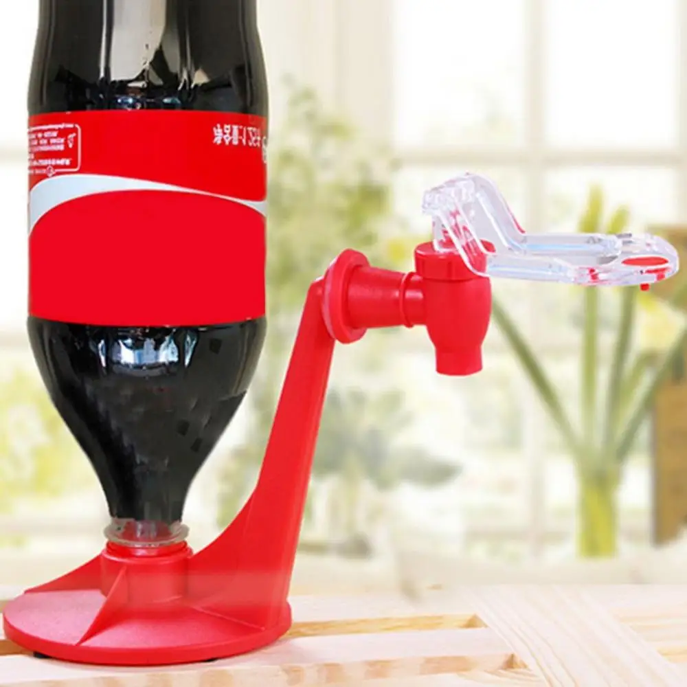 Popular Novelty Saver Soda Dispenser Bottle Coke Upside Down Drinking Water Dispense Machine For dget Party Home Bar