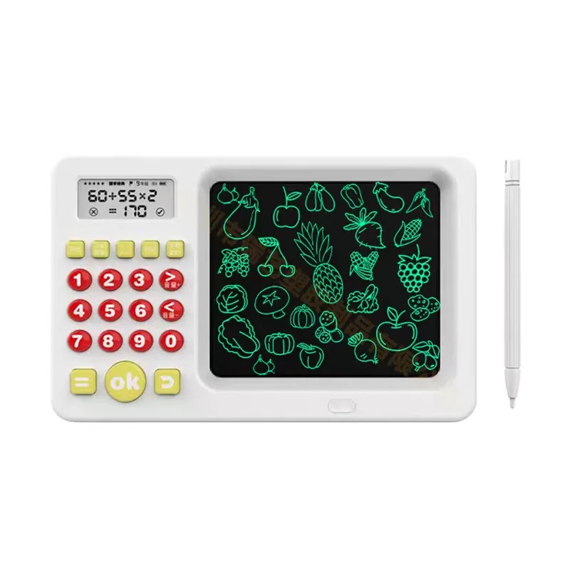 LCD Writing Board Early Learning Oral Calculation Math Machine with Voice Prompt Logical Thinking Coaching Training Machine