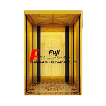 Luxury Design Villa House Elevator Lifts gearless motor for elevator elevators parts door shoe 4 person