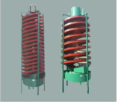 
Light self weight mining spiral chute of separator 
