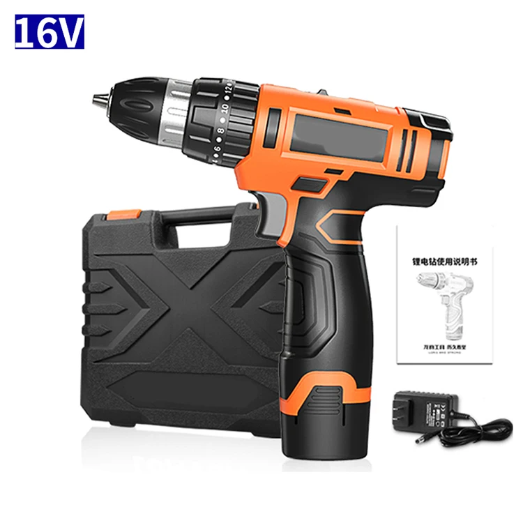 Custom High Precision Home Held Cordless Lithium Battery Electric Screwdriver Drill Set Drill Screw Driver Power Tools
