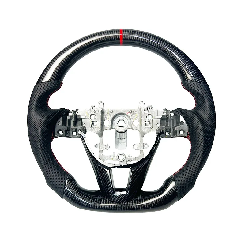 Самый популярный спортивный руль на заказ для Mazda 3 mx30 CX30 из углеродного волокна кожа