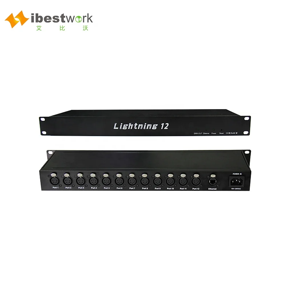 Mini DMX Controller 24V Wired LED Decoder ROHS Certified Manual Mode DMX Lighting Dimmer Solution 4 Channel Output