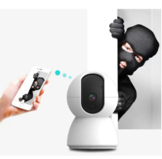 2K панорамирование/наклон камеры безопасности для радионяни, собачья камера с обнаружением движения, отслеживание, двухстороннее аудио, ночная версия