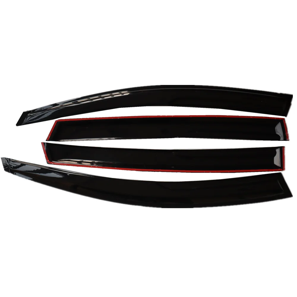 12-year factory car door wind deflectors truck door window rain guards automobile vent shades for kia sephia