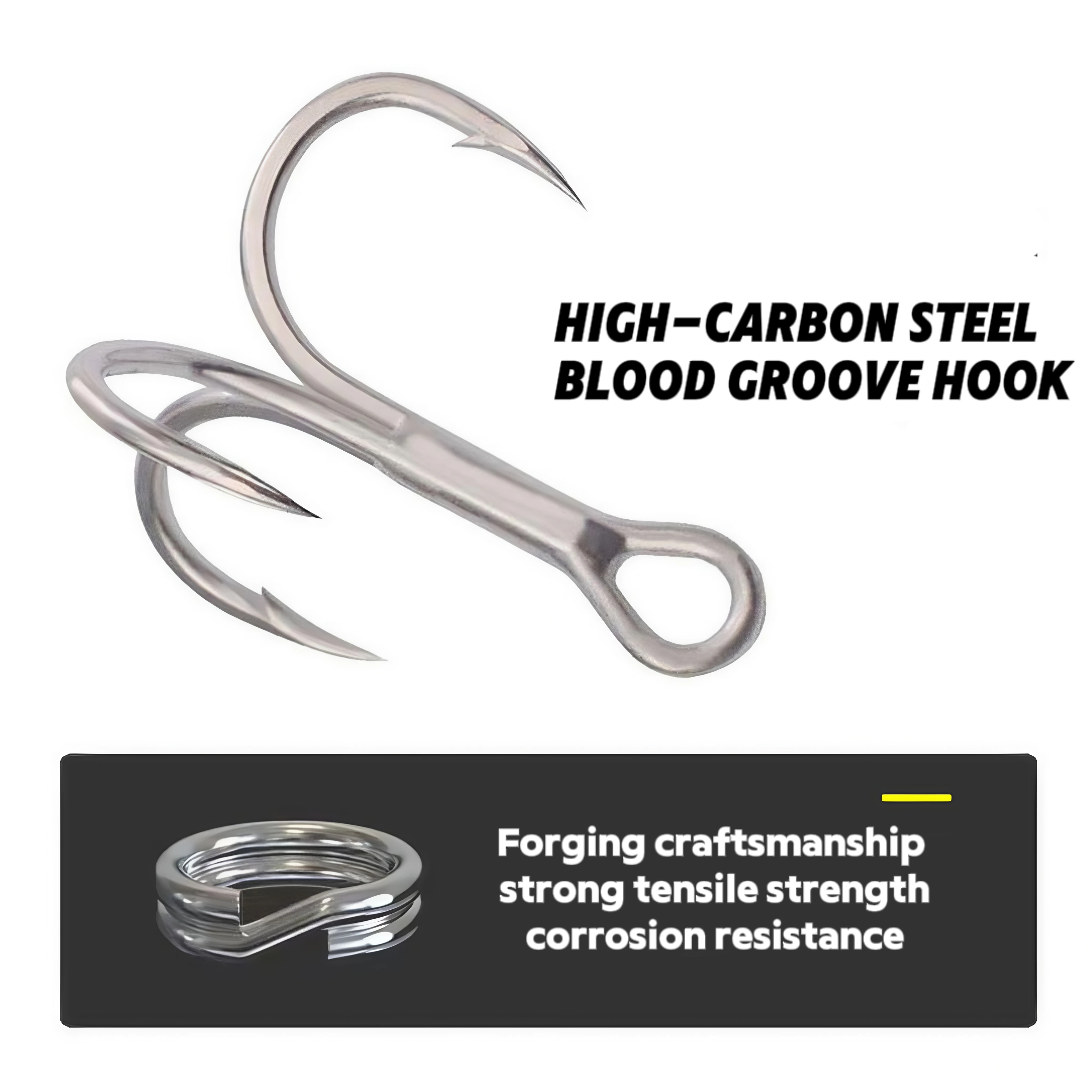 Deep-Sea Slow-Shaking Iron Plate Lead Fish8 7g-80g Zinc Alloy Feather Three-Hook Jigging Lure Spanish Mackerel Cod Bait