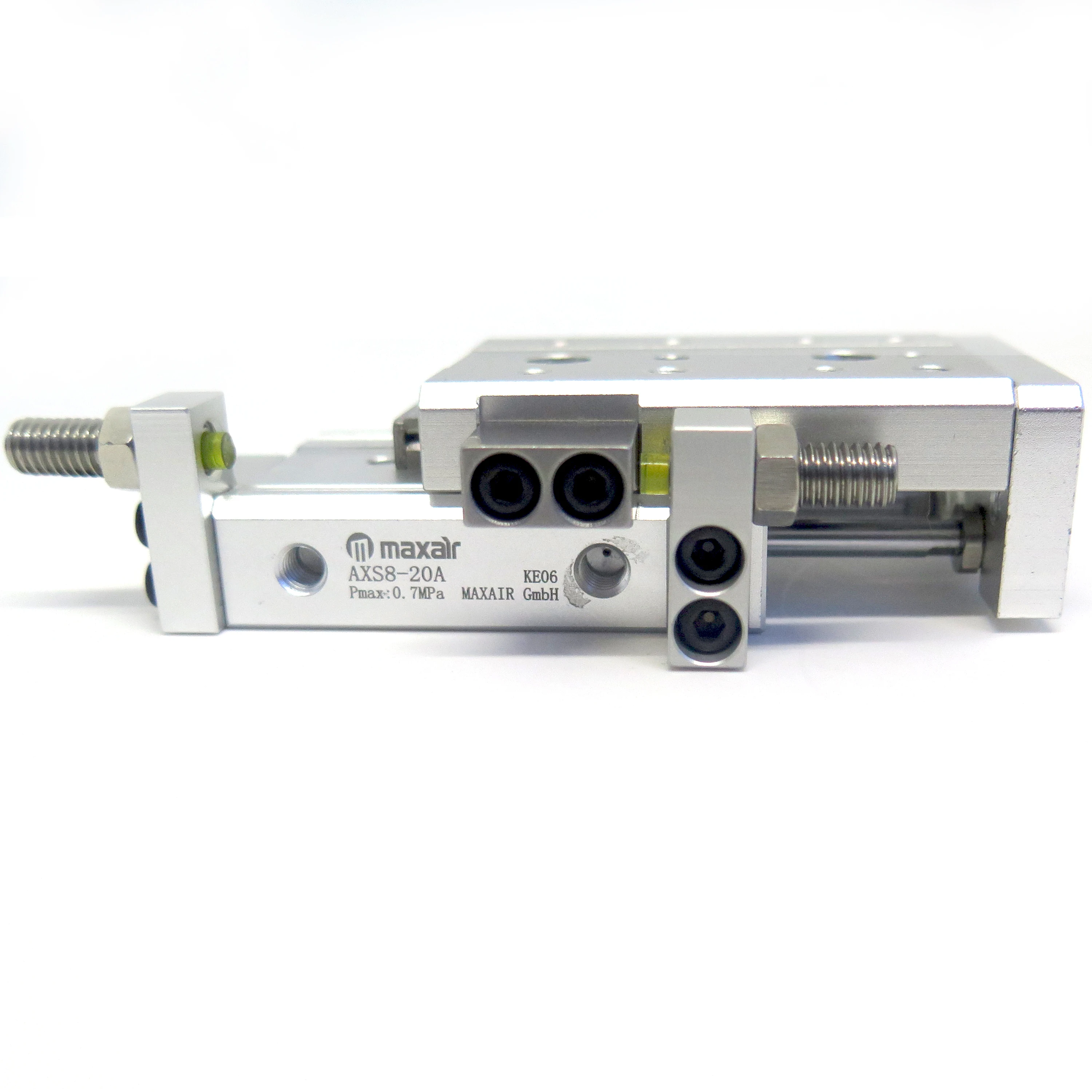 Maxair SMC Type AXS/MXS Series Cross Roller Guide Rail Air Pneumatic Sliding Table Cylinder