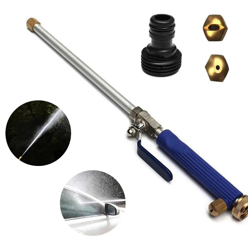 in stock Aluminum alloy lengthened high pressure  water gun car wash Tap Jet Power Car Washer with nozzles