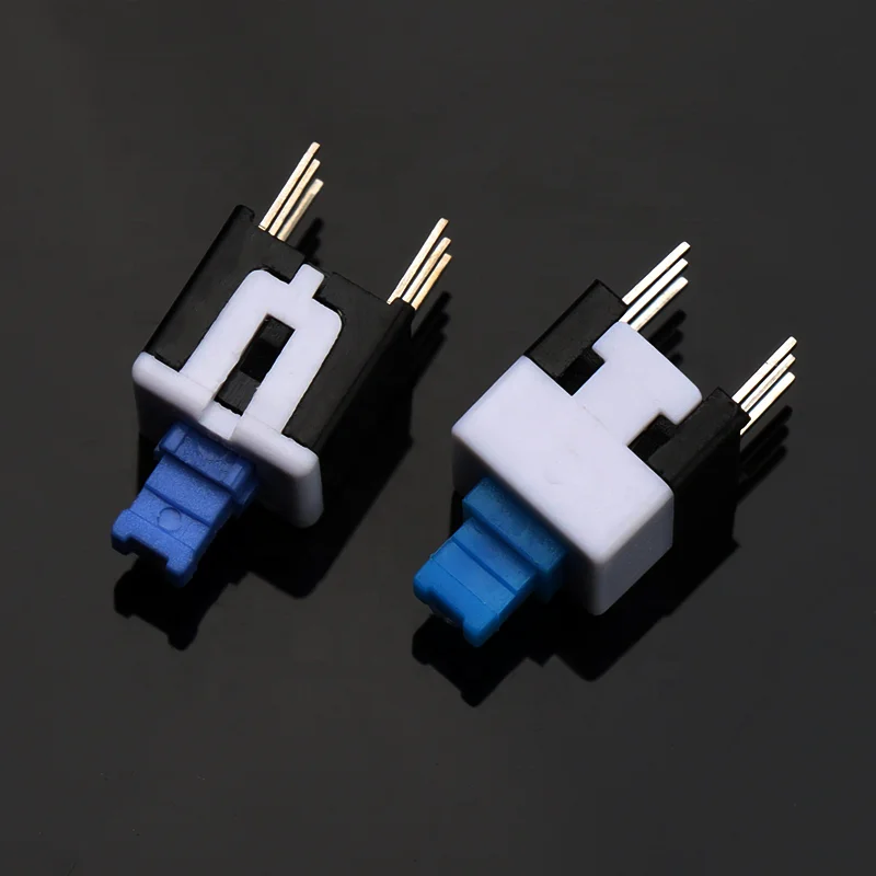 7*7 мм, самофиксирующиеся ключ переключатель двойные ряды 6pin вертикальный кнопочный переключатель