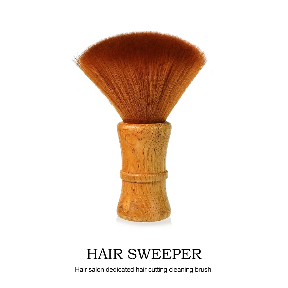 Masterlee Large wooden brush Hair Cutting Neck Duster Brush custom beard brush with beauty