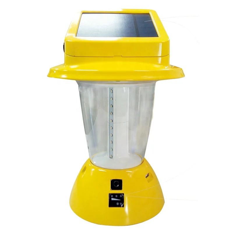 solar lantern for camping with mobile phone charing lithium battery