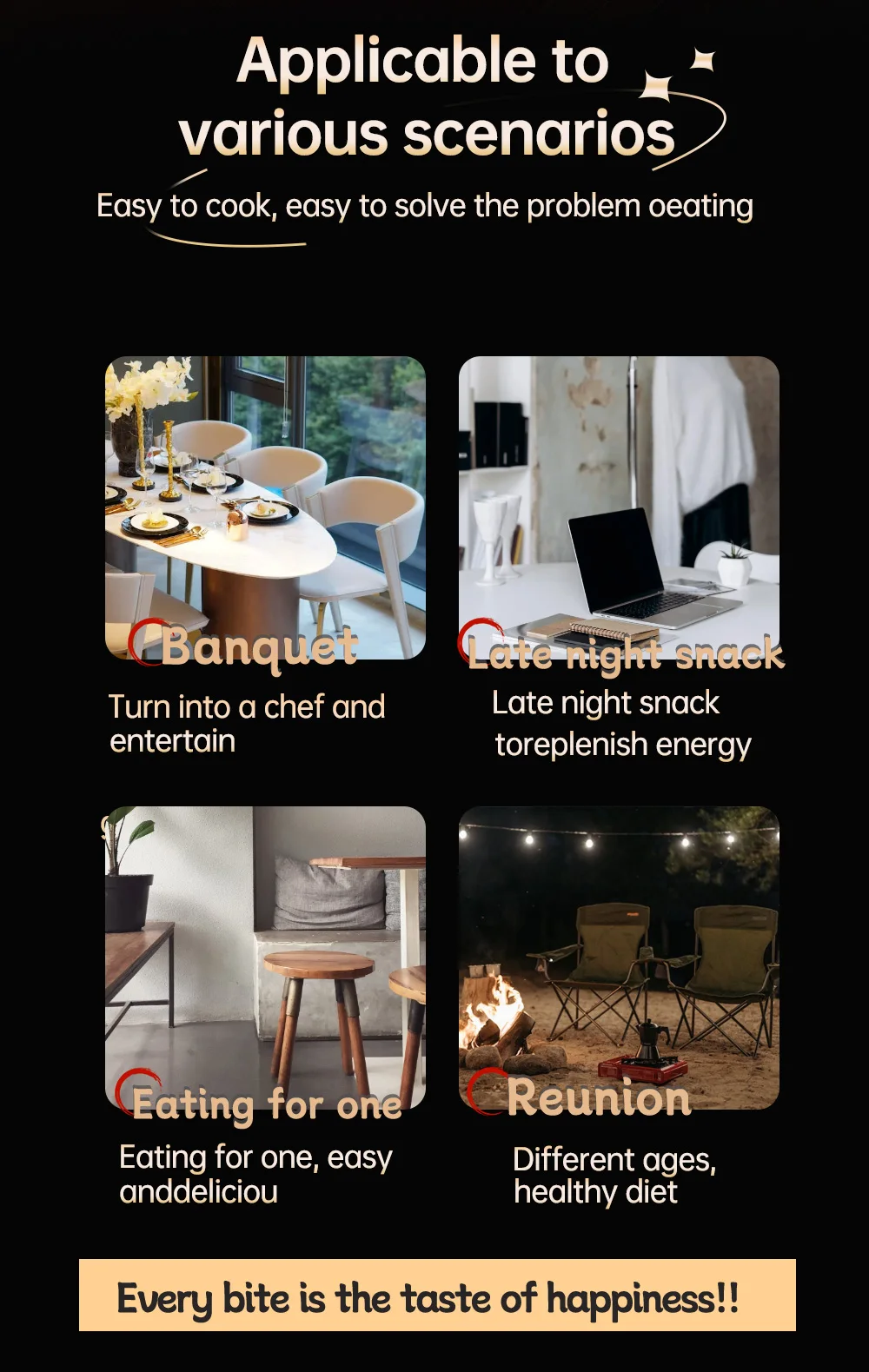 Super Value Tasty Cheap High Energy Crispy food Snack Instant prepared dishes mapo tofu Cooking Package For Home Kitchen Cooking