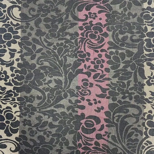 ABAYA FABRIC MANUFACTURER SUPPLY Newest Fashion Floral Jacquard Design Customized Color Abaya Material Polyester Fabric