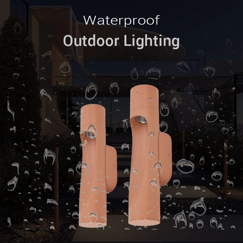 Modern Outdoor LED Wall Light Aluminum IP65 Waterproof Long Strip LED Garden Light For Wall Mounted Decoration Lighting
