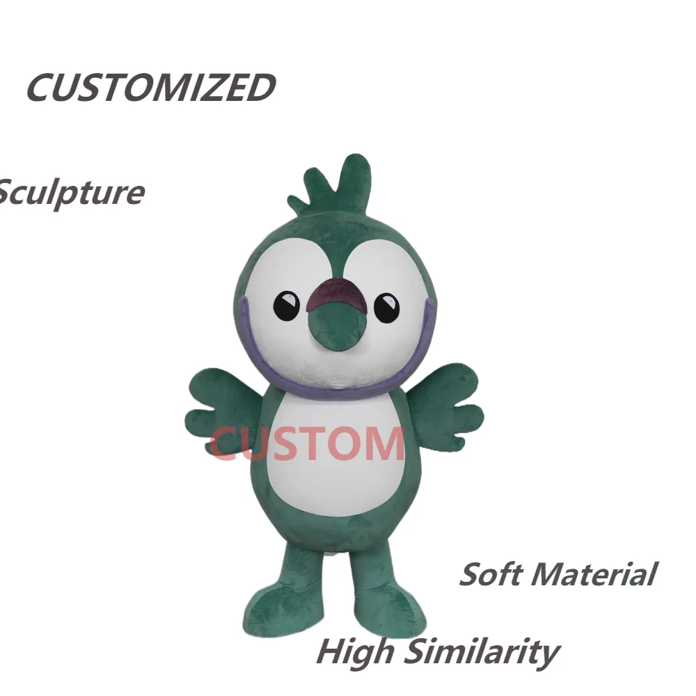 Custom Design Cartoon Mascot 3D Proofing Bubble Carving With Logo Cartoon Character Costumes Props Production