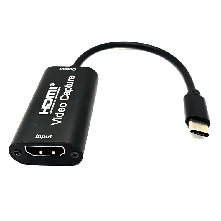 Video Capture Card TYPE-C 4K Suitable HDTV To TYPE-C Set-top Box Camera Recording Live Broadcast For Computer Mobile Phone PS4