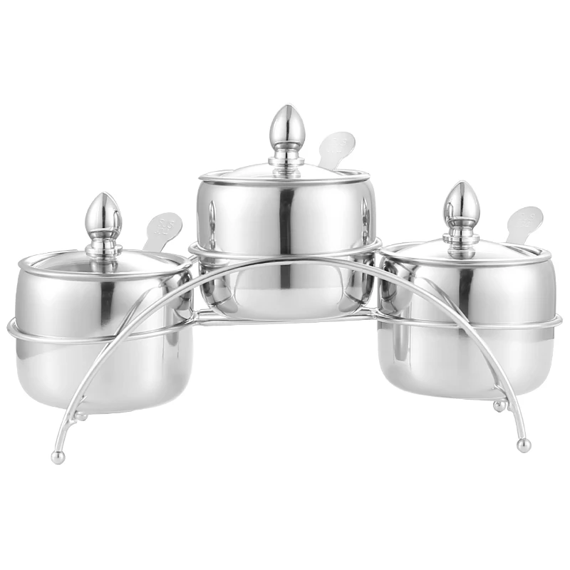 Wholesale Stainless Steel Seasoning Cans Containers For Herb Salt Pepper Spice Condiment Tins