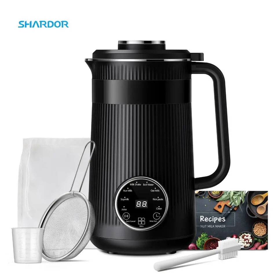 35oz 800W Automatic Machines Plant-Based Milk Oat Soy Juice Baby Food With 12H Timer Self-Clean Nut Milk Maker