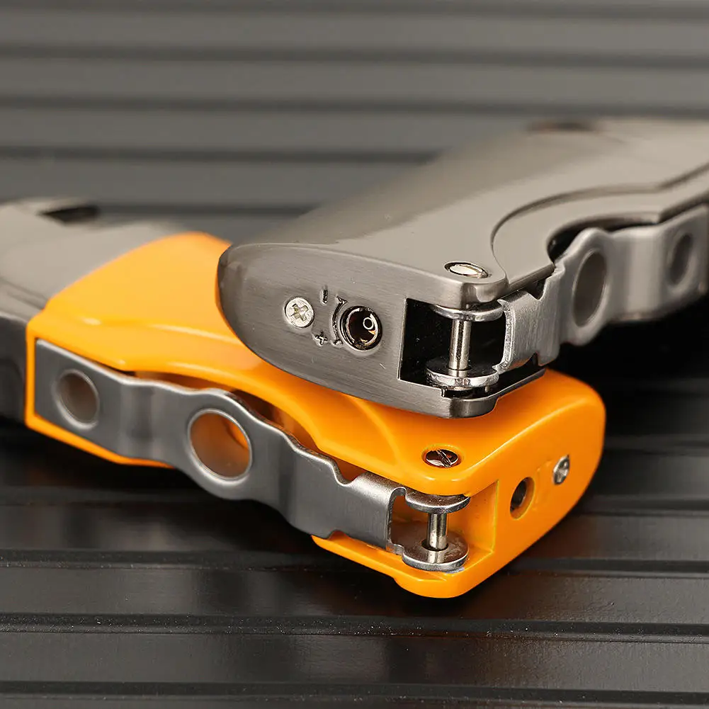 Outdoor Metal Cigarette lighter Single Straight Jet Flame Torch Windproof Lighters