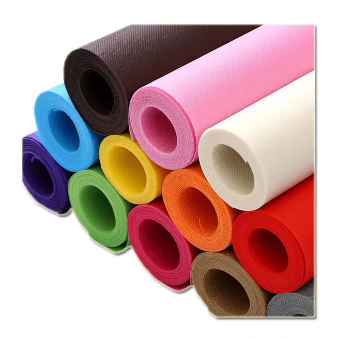 Colorful Rainbow printed Polyester / Nylon Fiber Spunlace nonwoven fabric Disposable Creativity  Raw Material printed