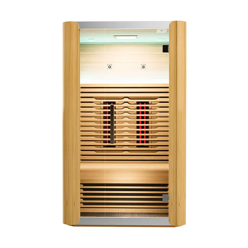 Modern Spectrum Indoor Sauna Cabin Combination  Far Infrared suana  2 person Red light therapy sauna room