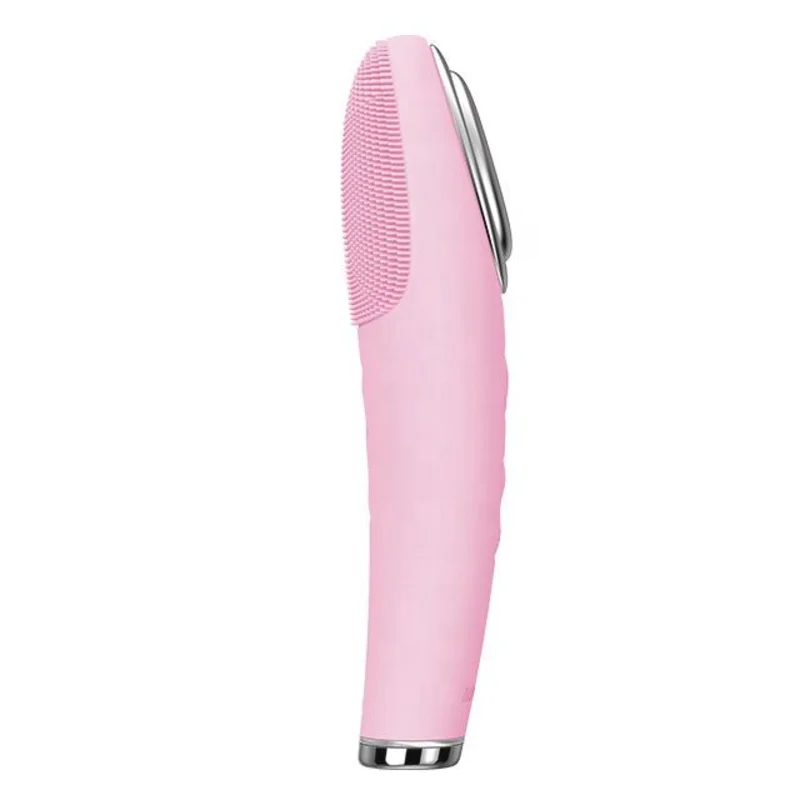 
Latest Mini Beauty Equipment Wireless Face Cleansing Machine Sonic Electric Silicone Facial Cleansing Brush 