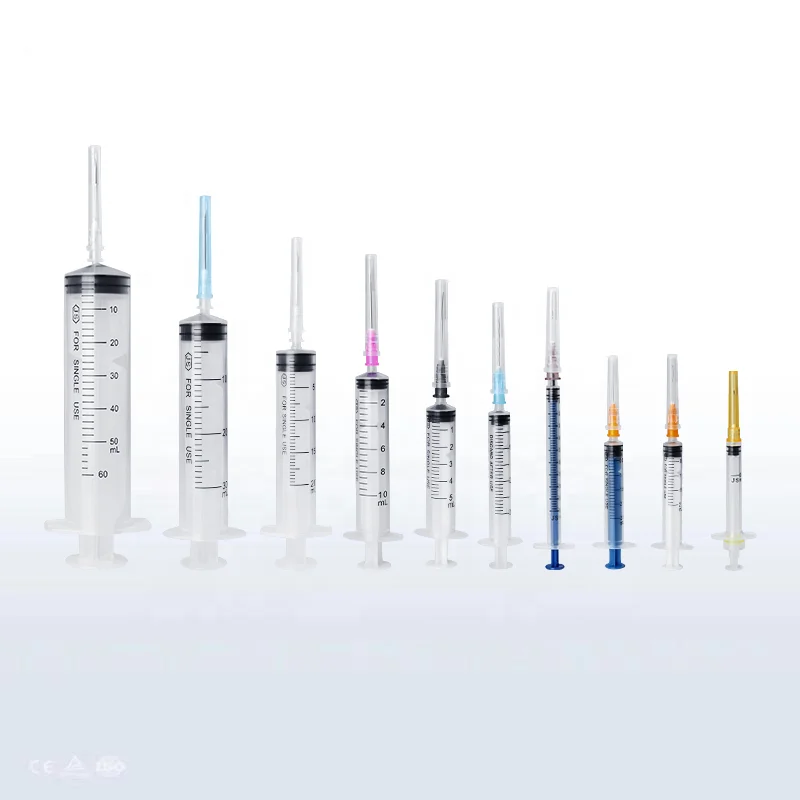 Disposable Medical Syringe Luer Lock Sterile 5ml Disposable Syringe