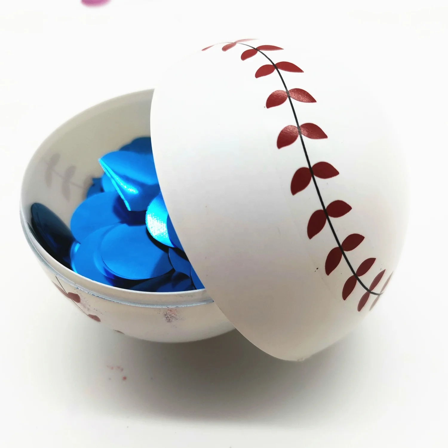 Gender Reveal Confetti Baseball Perfect for gender reveal parties