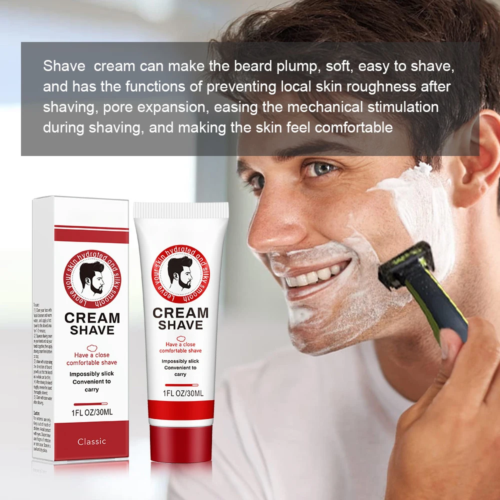 Shaving Cream Formula Contains Precious Oils and Humectants Moisturizer Shave Professional Shaving Cream