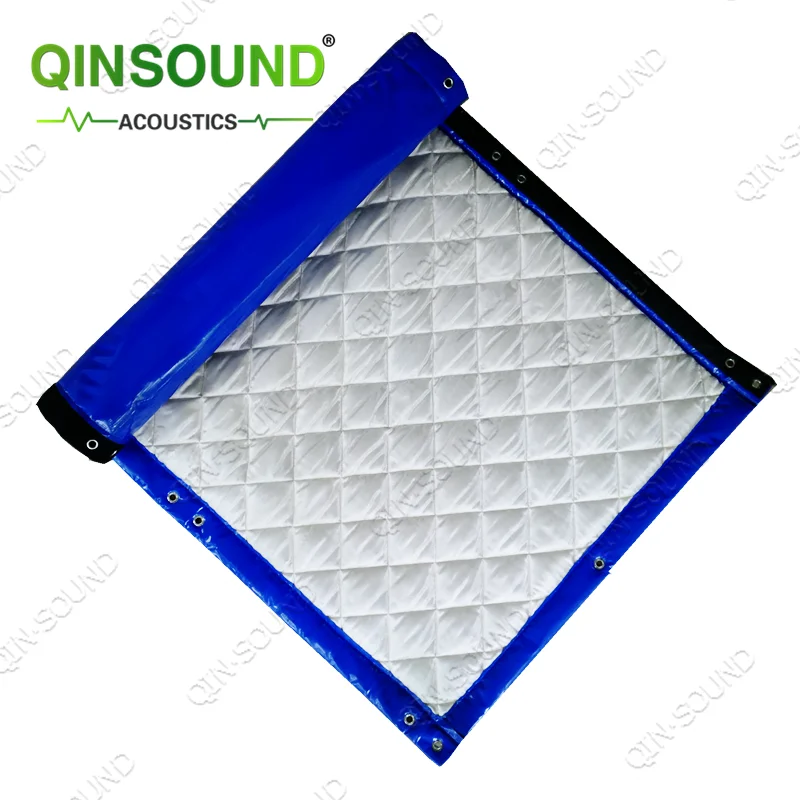 Outdoor Water Proof Noise Absorption MLV Soundproofing Sound Blanket for Materials Construction Site