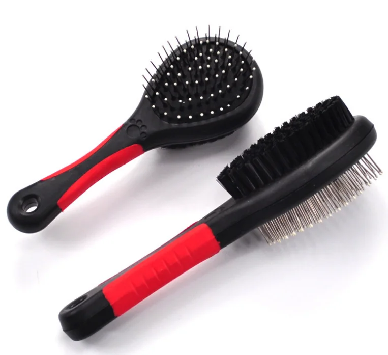 Расческа-фурминатор для домашних животных с булавками и щетины щетка для волос кошка собака игла гребня