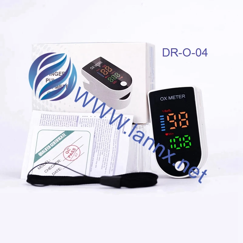 LANNX DR-O-04 TFT screen Digital Display Adult Oksimetre Sleep Monitor Oxymetr Mini Fingertip Pulse Oxmater Quickly Read Oxymetr
