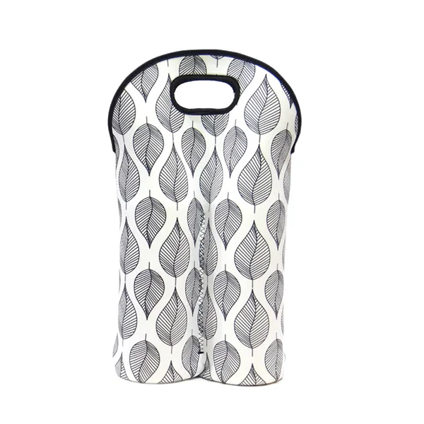 
Customized pattern printing neoprene champagne cooler 