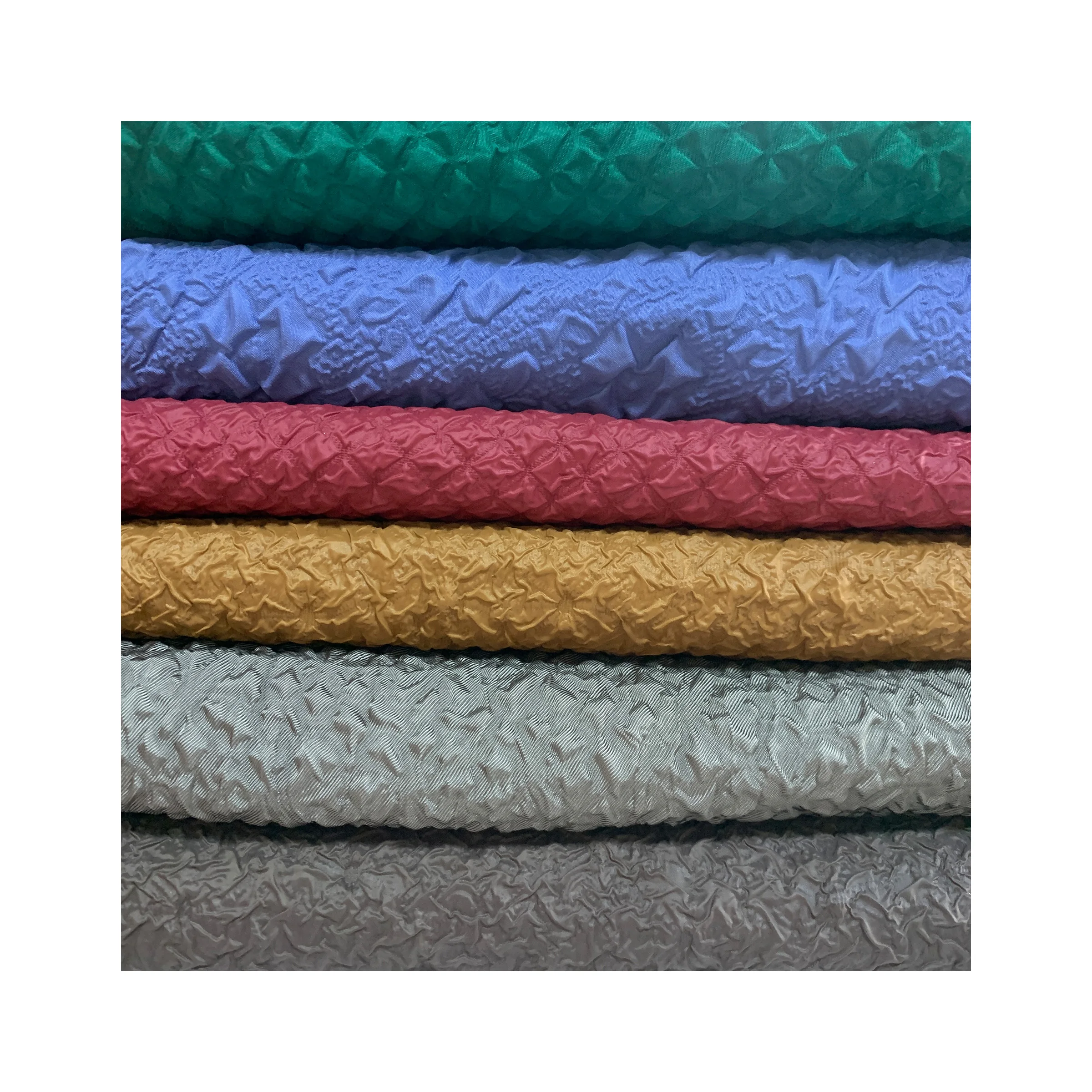 custom soft thermal 240T polyester pongee floral quilted fabric for jacket  coat  lining