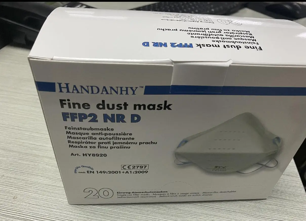 disposable Duckbill FFP2/FFP3 Flat Fold face mask no valve