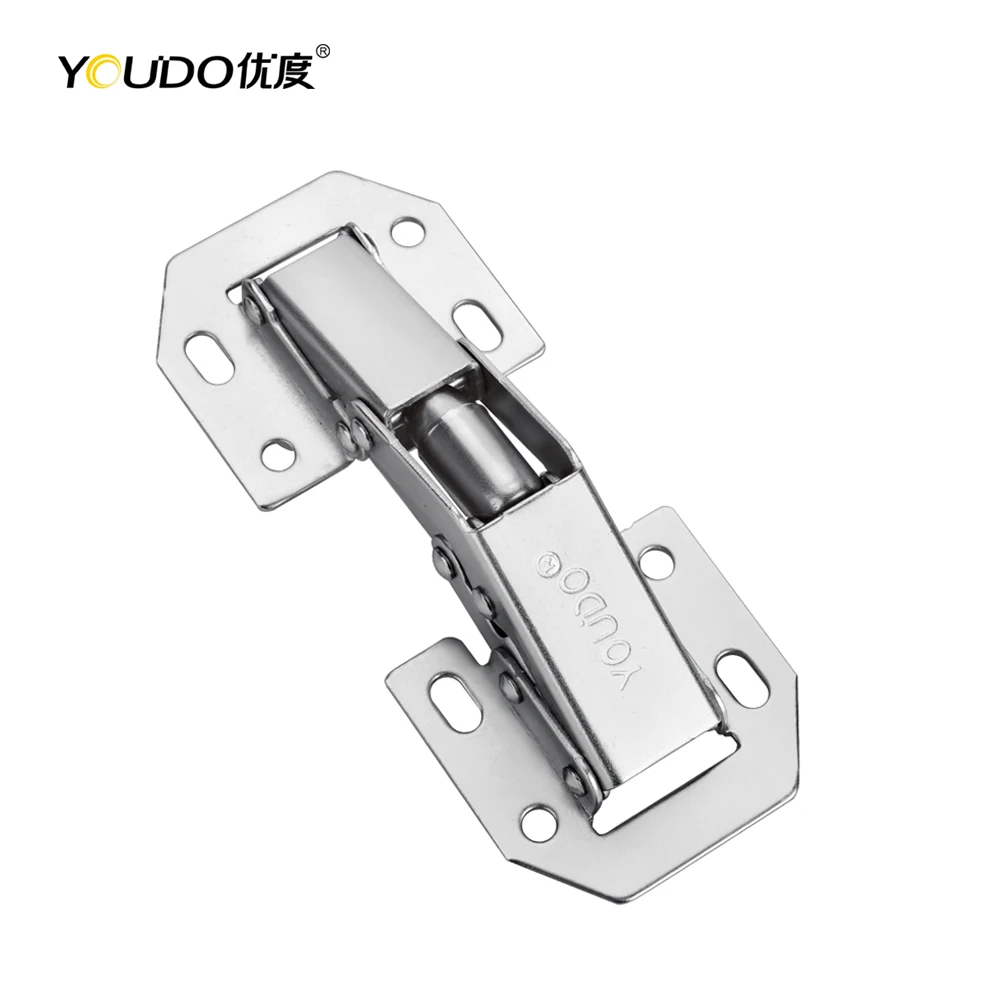 YOUDO Furniture Fittings Engsel Bridge Cabinet Hinge Bisagras Para Puertas De Iron Concealed Hydraulic Hinge
