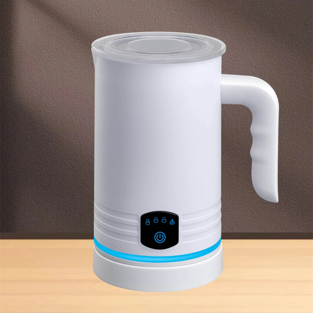 Milk Frother Electric,Silent Operation Milk Heater and Warmer Hot & Cold Milk Foamer Maker for Latte Coffee Chocolate