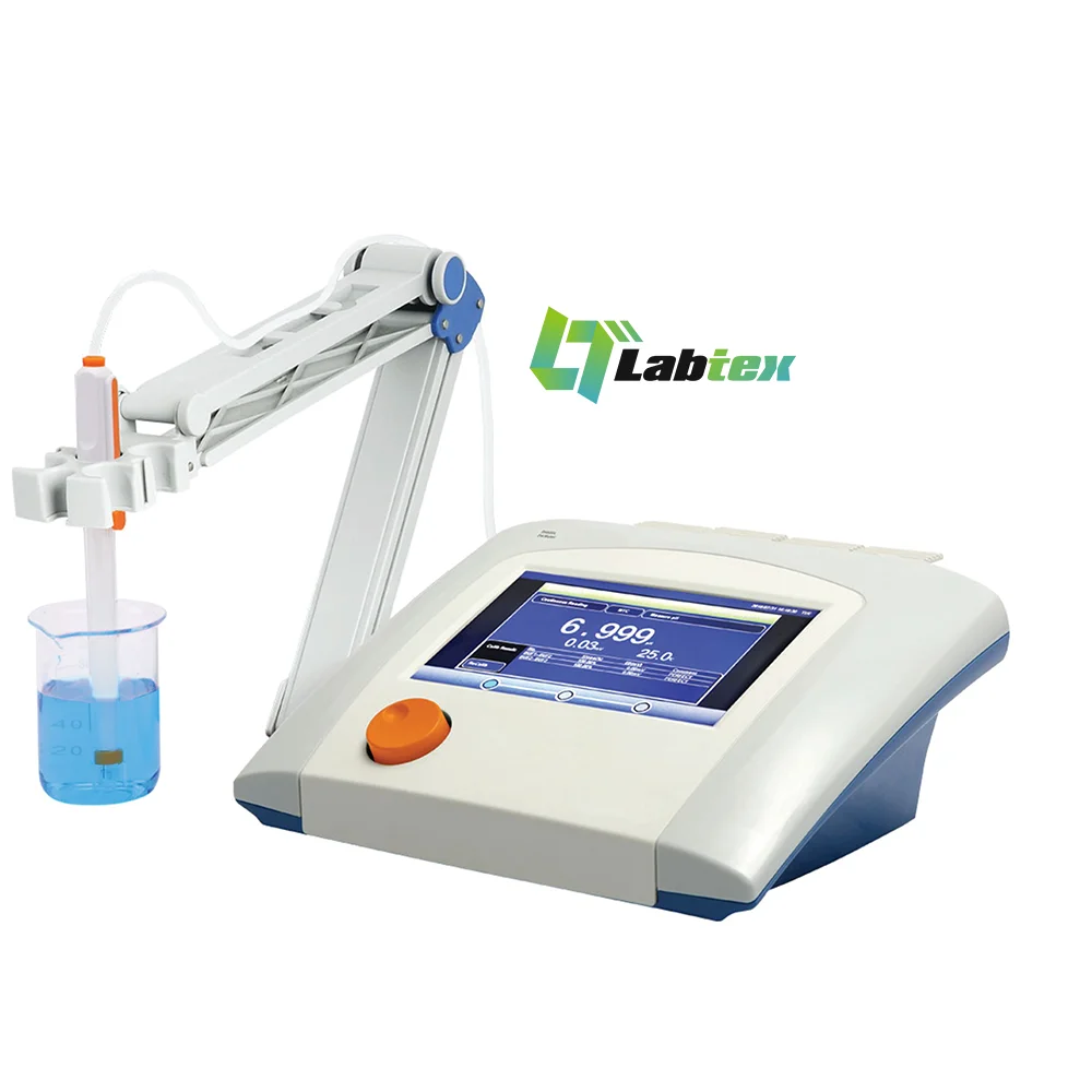 LABTEX PH600L Benchtop Laboratory PH Meter Digital Water Analyzer 6 Points High Accuracy Water Quality Test Meter