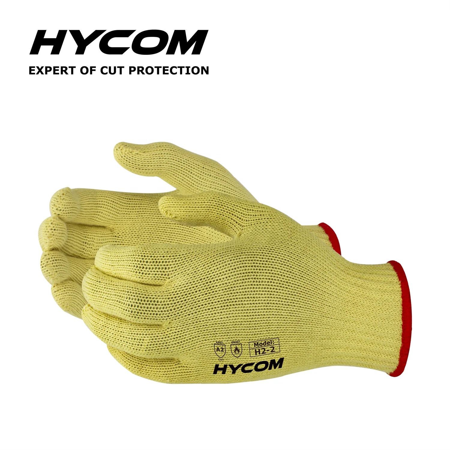 Hycom H2-2 Aramid construction heat resistant fire retardant Safety Gloves