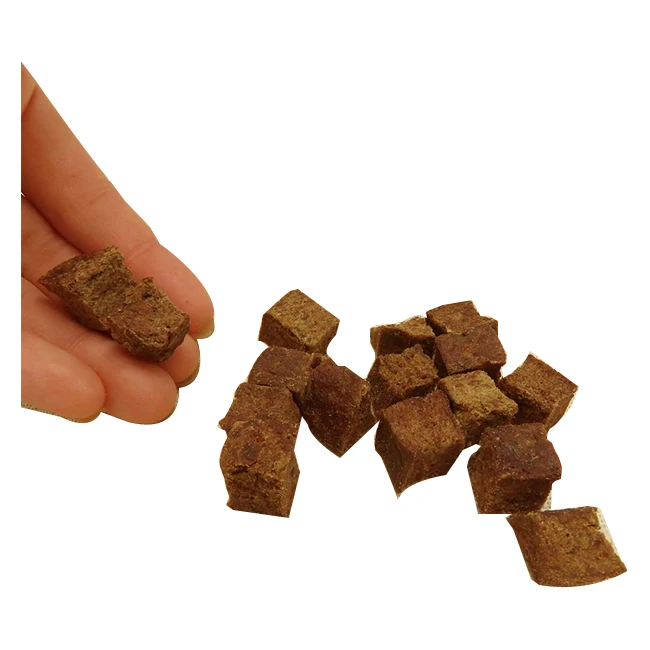 Dried natural treat dog chew horse meat cube from Japan on sale