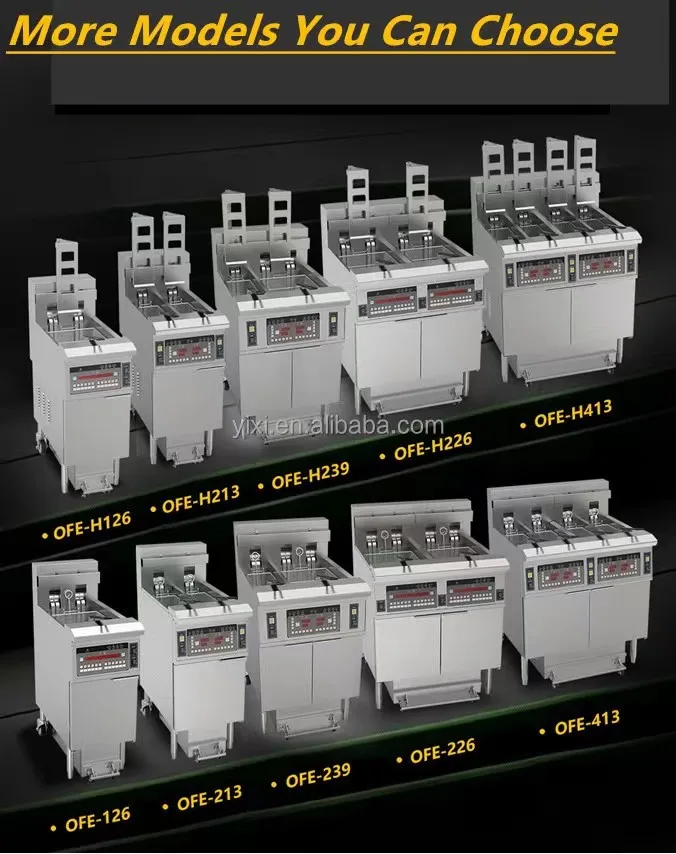 Commercial Digital computer panel Single tank deep fryer CE High quality electric open fryer frying machine for sale