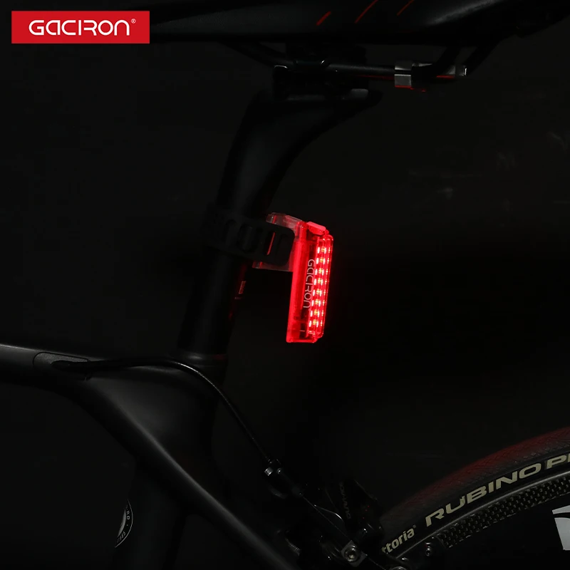 Gaciron Night Ride 30 Lumen Type-C Rechargeable Cycling Tail Light Bicycle Back Light Lamp magnetic bike lights